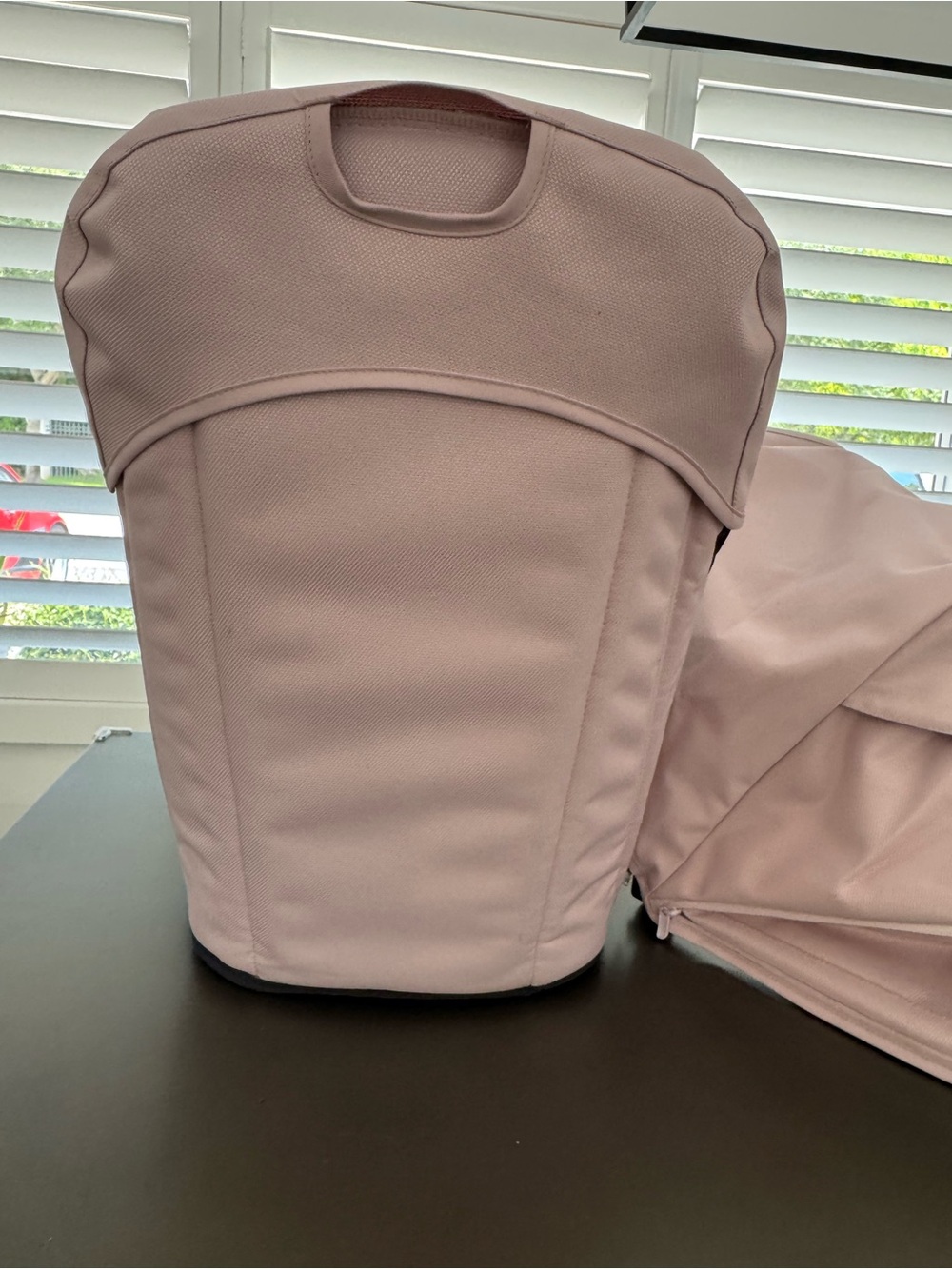 UPPAbaby pink fabric & canopy